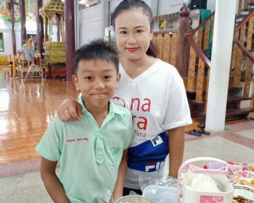 กิจกรรมพาน้องไปวัด