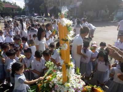 กิจกรรมแห่เทียนเข้าพรรษา ประจำปี 2562